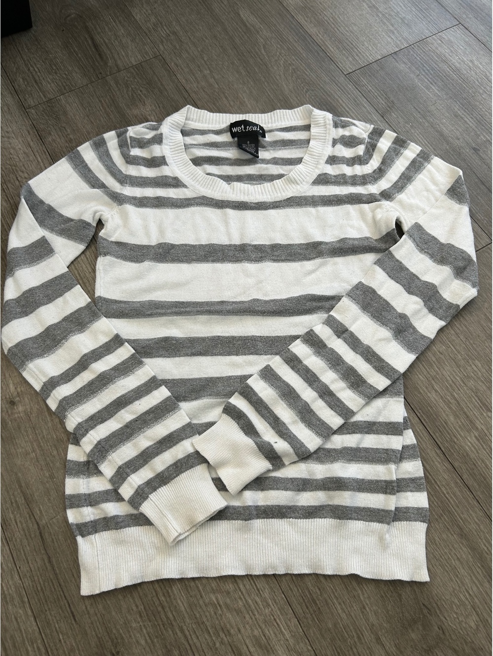 Y2K wet seal stripped long sleeve